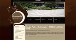 Desktop Screenshot of osteopathe-tassin.fr