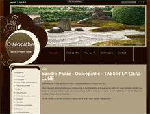 Tablet Screenshot of osteopathe-tassin.fr
